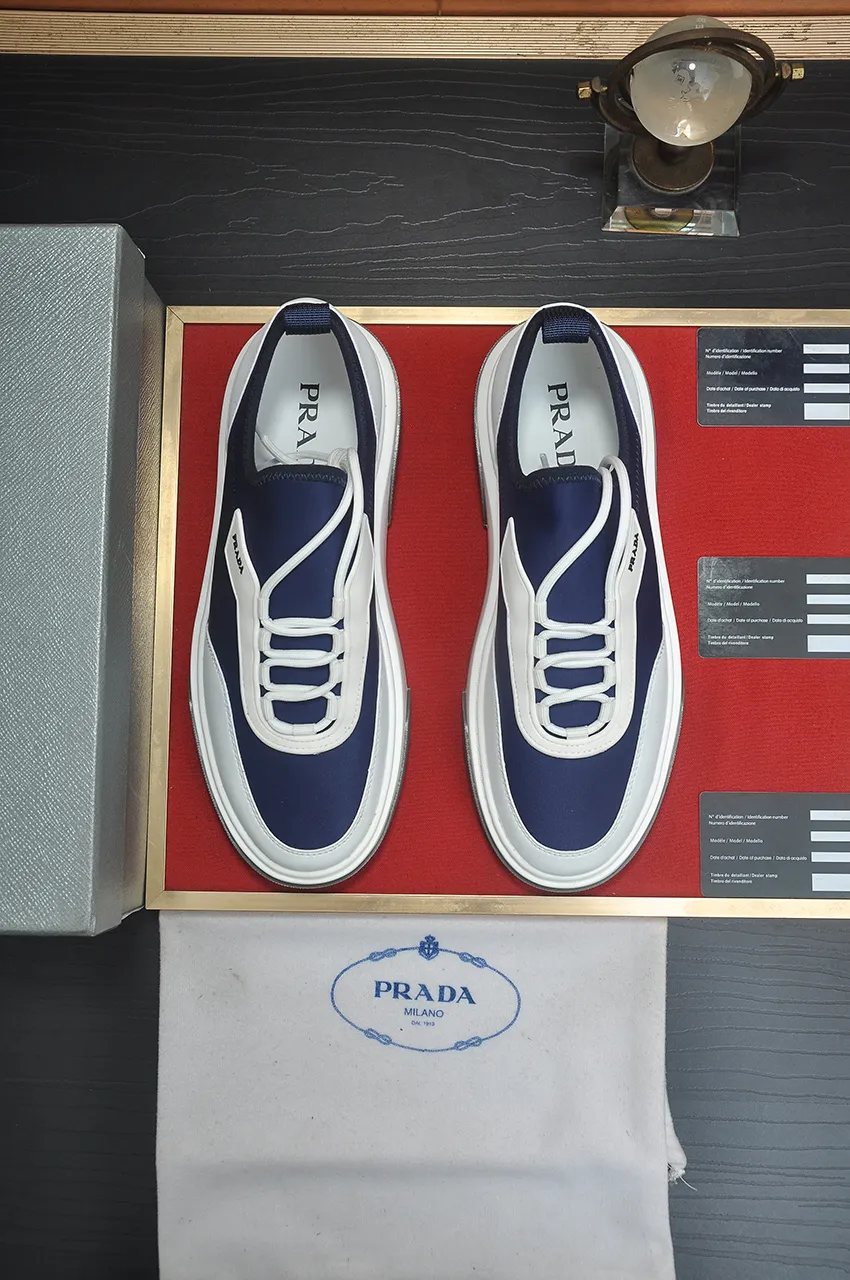 Men's shoes 💰580💶【PRADA】Top original, new season, high quality original goods, top imported calfskin with original imported glue, imported cowhide inside with original cowhide feet, original outsole! Quality guaranteed! Code 38-45 (45 customized)